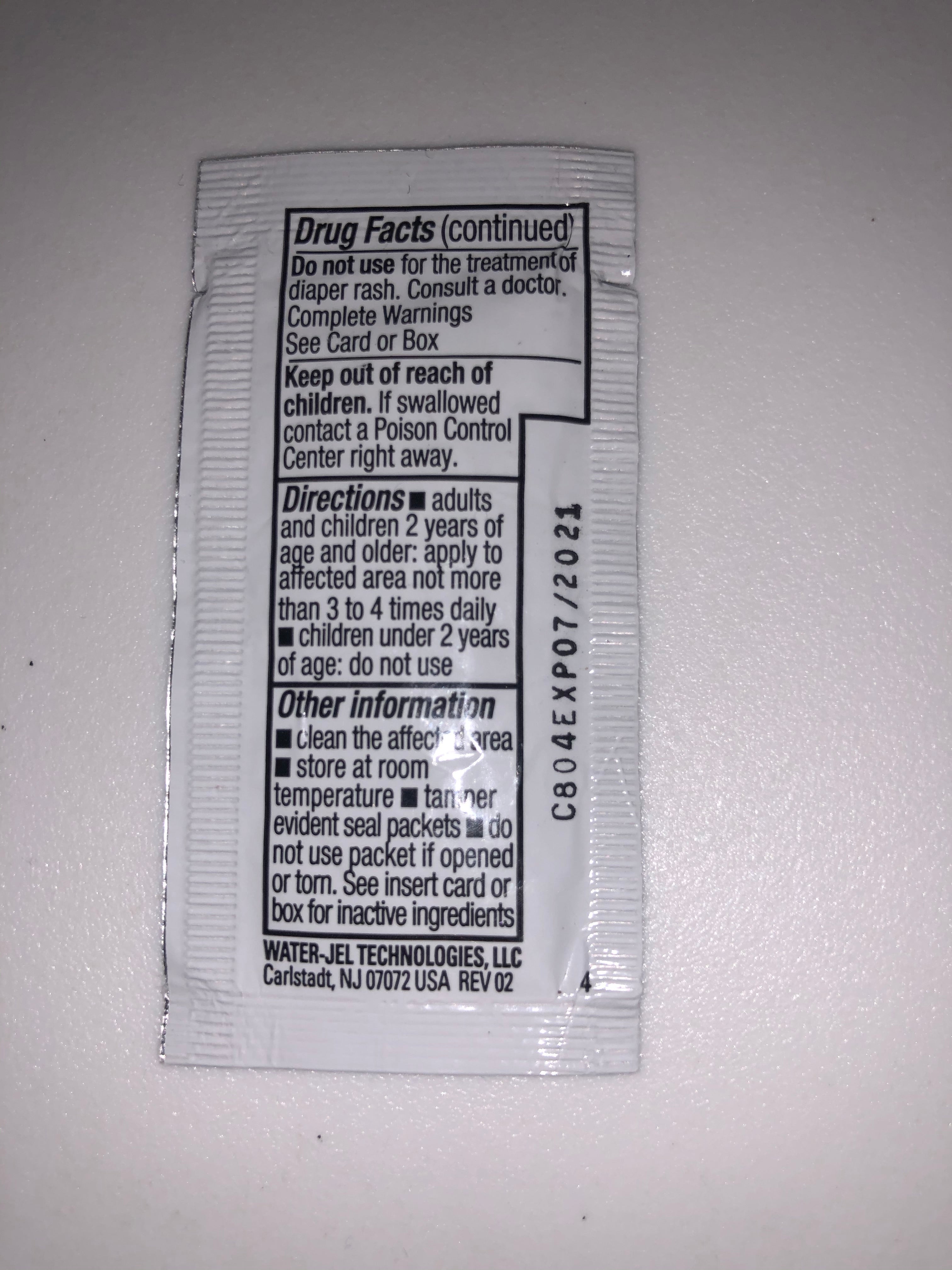 Hydrocortisone Cream in Sachet