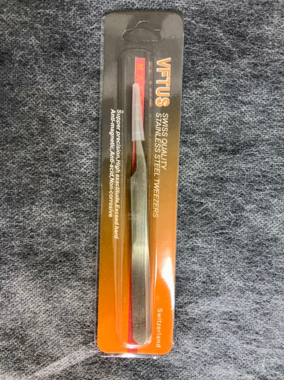 Vetus Straight Tweezer Fine Tip